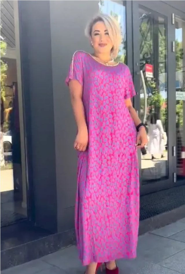 Kina | Modedruck-Kleid in Plus Size
