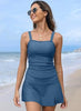 Kate | Damen Vintage Bauchkontroll-Zweiteiler Tankini Badeanzug