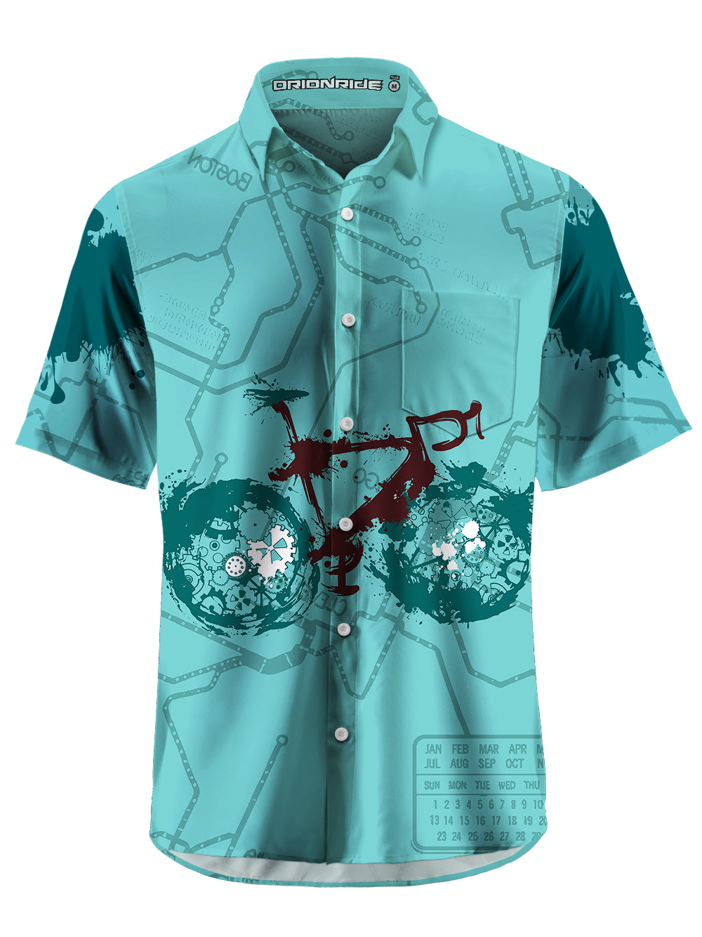 Star | Orionride Green Trail Reißverschlusstaschen Ultra Leicht Kurzarm Gravel Shirt