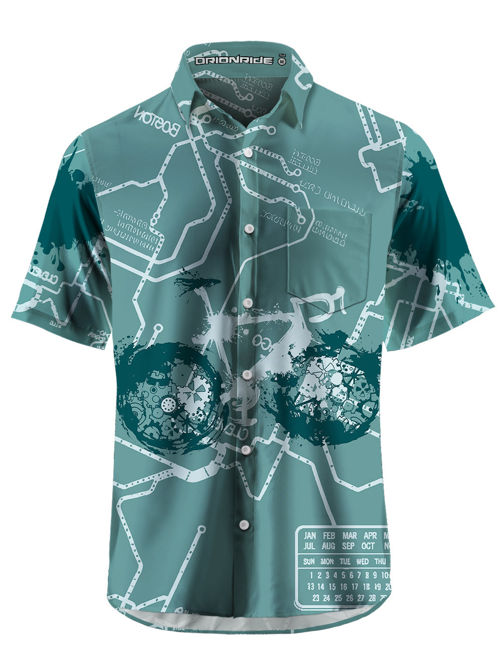 Star | Orionride Green Trail Reißverschlusstaschen Ultra Leicht Kurzarm Gravel Shirt