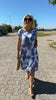Ava | Bedrucktes Leinenkleid