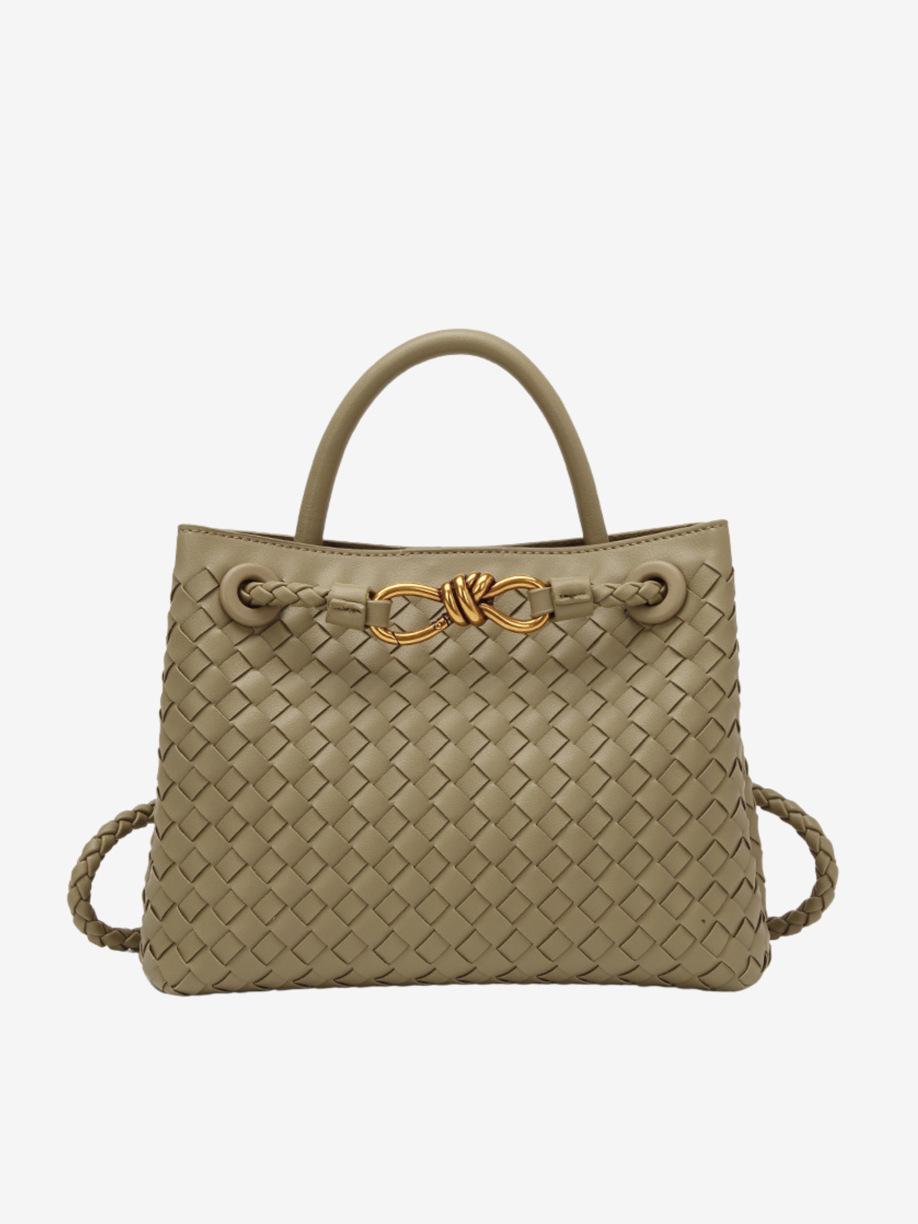 Sabine | Kleine Geflochtene Tasche aus Veganem Leder