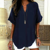 Yara | Elegante Uni-Farben Bluse