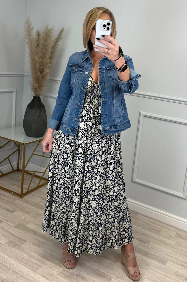 Becca | Kleid mit Falten und Leopardenmuster