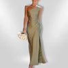 Itzel | Asymmetrisches Kleid mit Schlitz