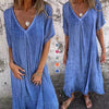 Mazikeen | Leichtes Maxikleid mit V-Ausschnitt für Damen