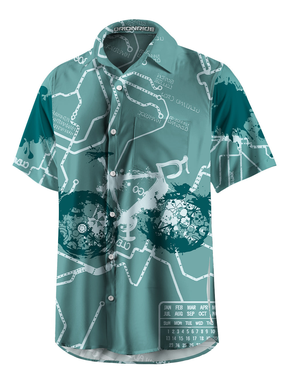 Star | Orionride Green Trail Reißverschlusstaschen Ultra Leicht Kurzarm Gravel Shirt