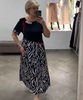 Amalia | Patchwork Casual Kleid für Damen