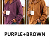 Leona | Bequemer Langarm-Hoodie mit Knopfdetails