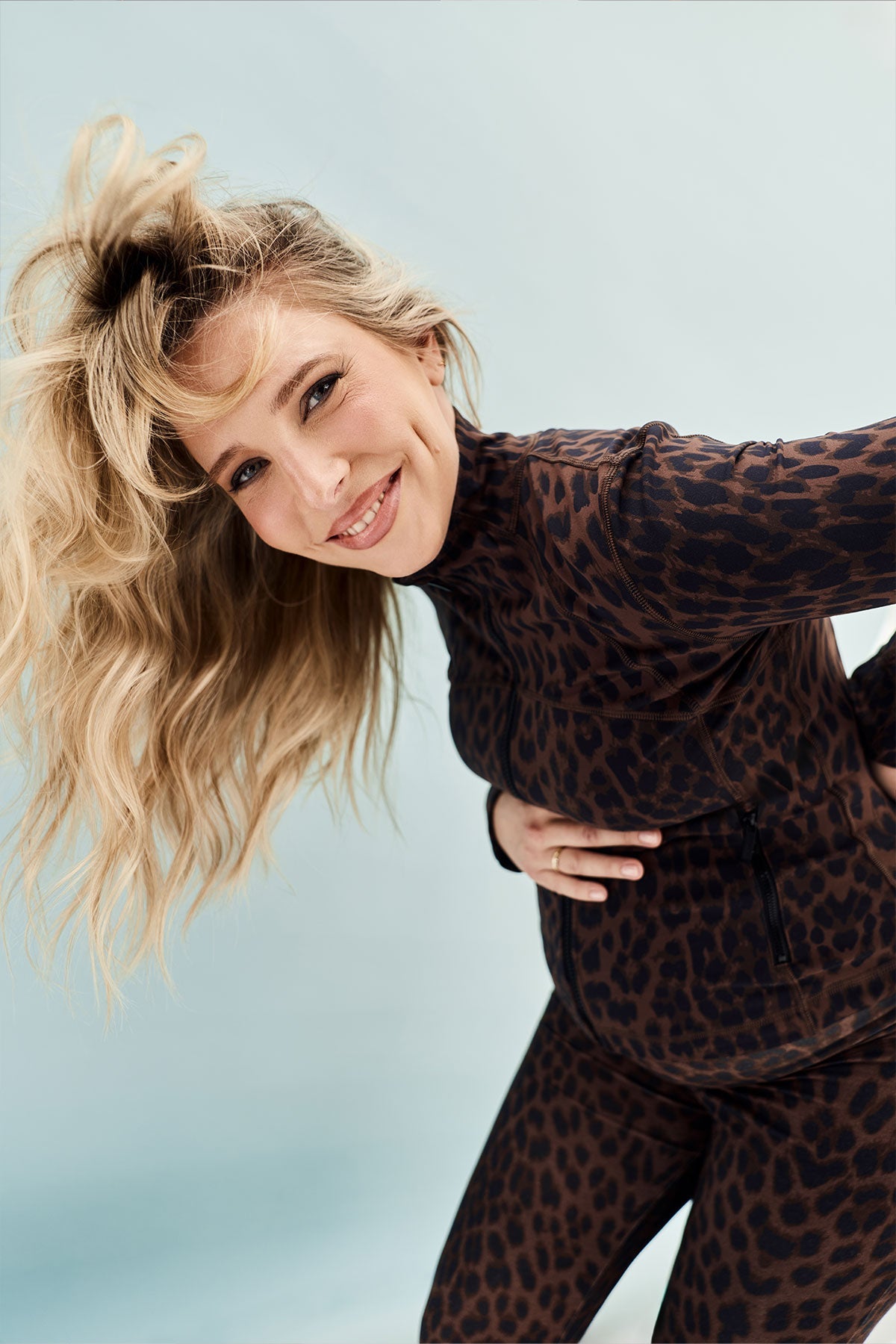 Lisette | Aspen Reißverschlussjacke Leo Mokka
