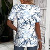 Liliana | Lässiges T-Shirt mit Blattdruck