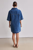 Cara | Denim Minikleid - Blau