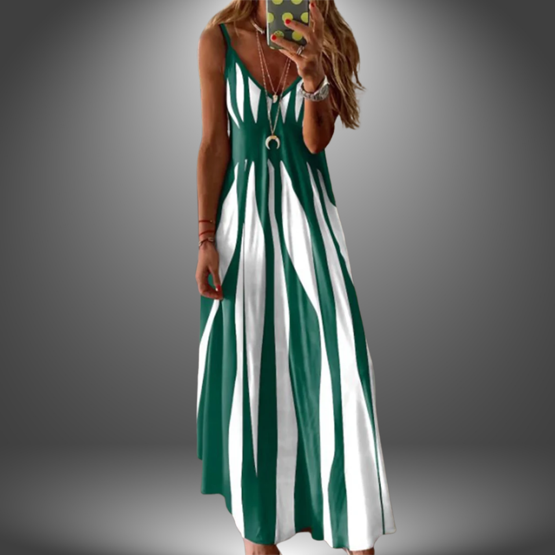Angela | Handgefertigtes Maxikleid für die Freizeit