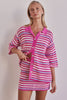 Delilah | Penelope Strick-Shirt Rosa