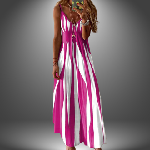 Angela | Handgefertigtes Maxikleid für die Freizeit