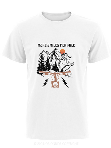 Tatum | Orionride Kurzarm Mehr Lächeln pro Meile Fahrrad-T-Shirt