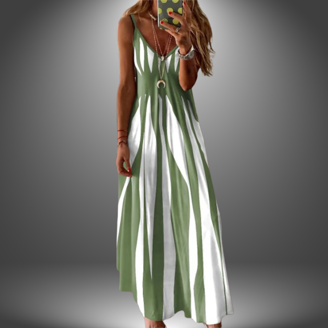 Angela | Handgefertigtes Maxikleid für die Freizeit