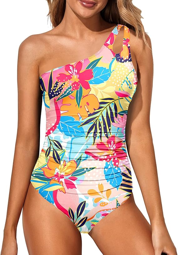 Syra | One-Shoulder Badeanzug für Damen – Elegant & Einzigartig