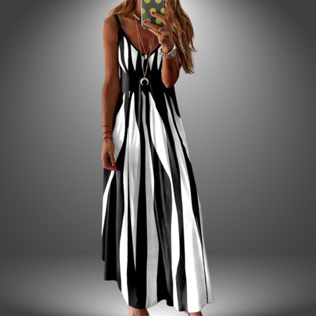 Angela | Handgefertigtes Maxikleid für die Freizeit