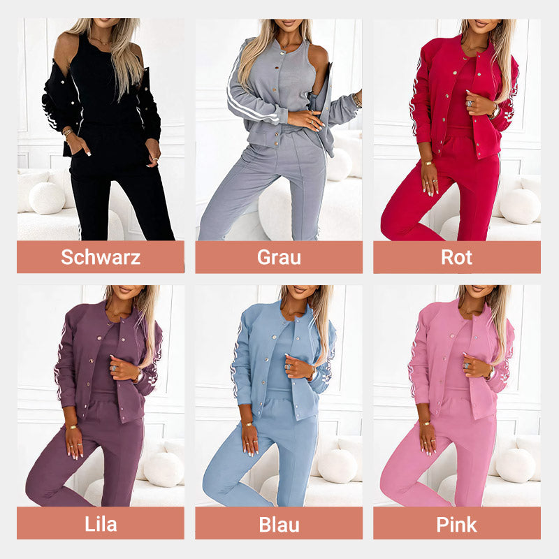 Emma | Dreiteiliges Baseball-Set für Damen