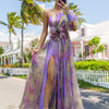 Eltona | Farbblock-Mirage-Kleid