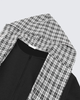 Brooklynn | Karo-gefütterter Dual-Wear Reißverschluss-Hoodie