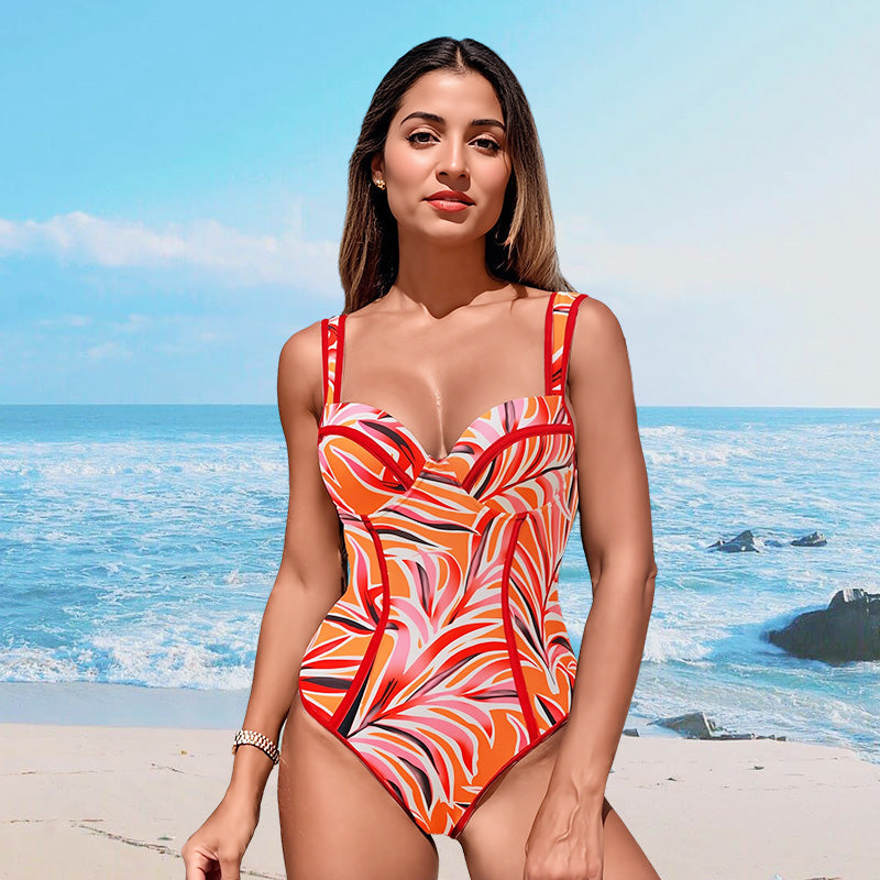 Elisabeth | Essentials für den Strand Schlankmachender & sexy Einteiler-Badeanzug