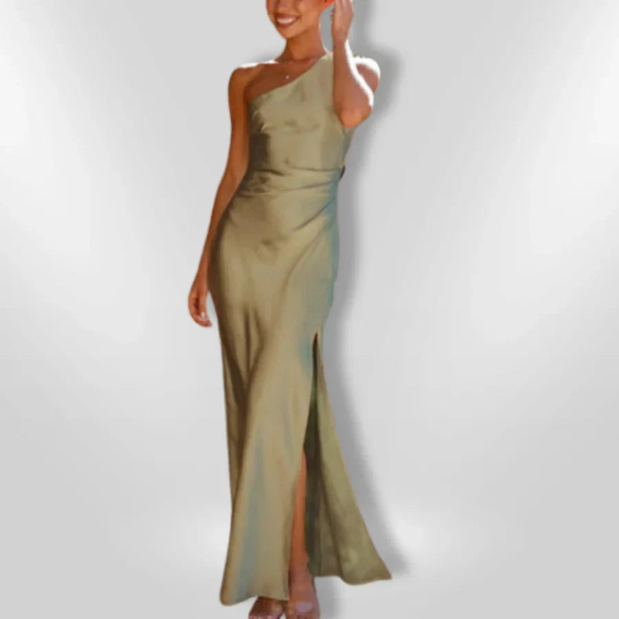 Itzel | Asymmetrisches Kleid mit Schlitz