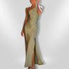 Itzel | Asymmetrisches Kleid mit Schlitz