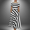 Aniyah | Maxi-Kleid Elegant Gestreift