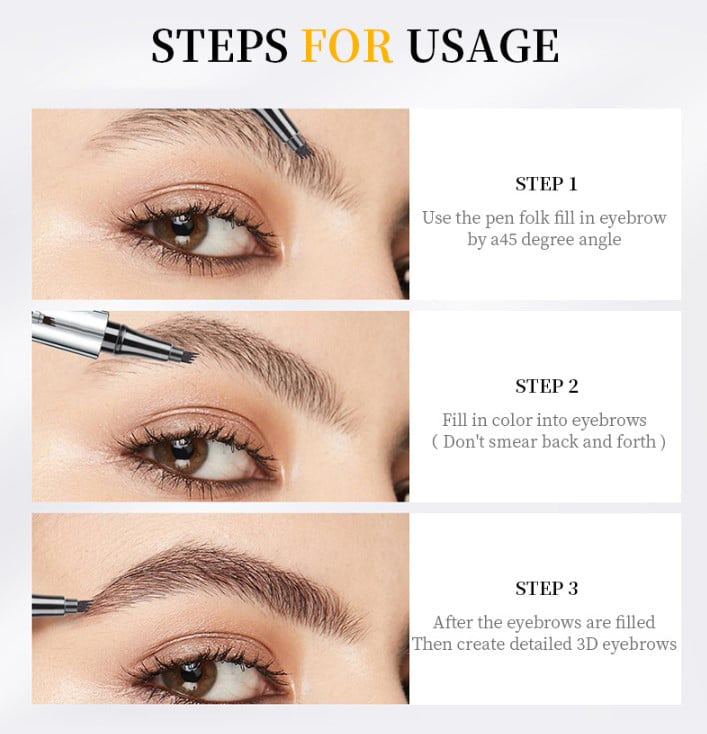 Juliet | Wasserdichter 3D Microblading Augenbrauenstift 2 Stück - Kauf 1 Erhalte 1 Gratis