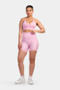 Janice | Nahtlose Sculpt Rippen-Kontur-Shorts | Pink