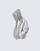 Brooklynn | Karo-gefütterter Dual-Wear Reißverschluss-Hoodie
