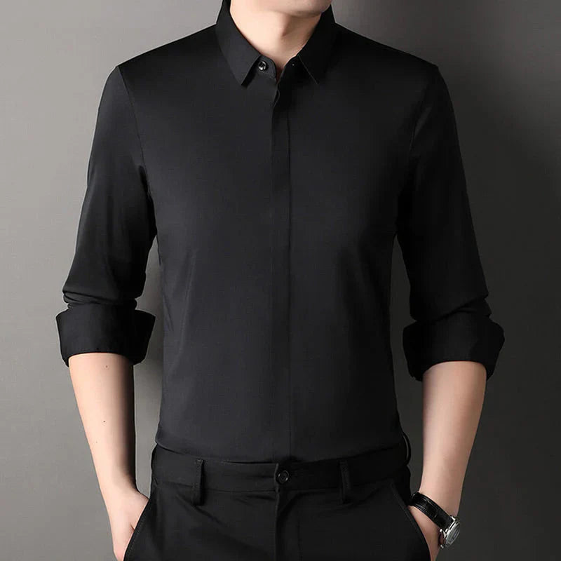 Santiago | Elegantes Faltenfreies Elastisches Hemd