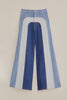Nico | Patchwork-Denim-Weitgeschnittene Hose