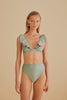 Janice | Grüne High-Waisted-Bikiniunterhose
