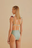 Janice | Grüne High-Waisted-Bikiniunterhose