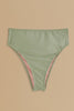 Janice | Grüne High-Waisted-Bikiniunterhose