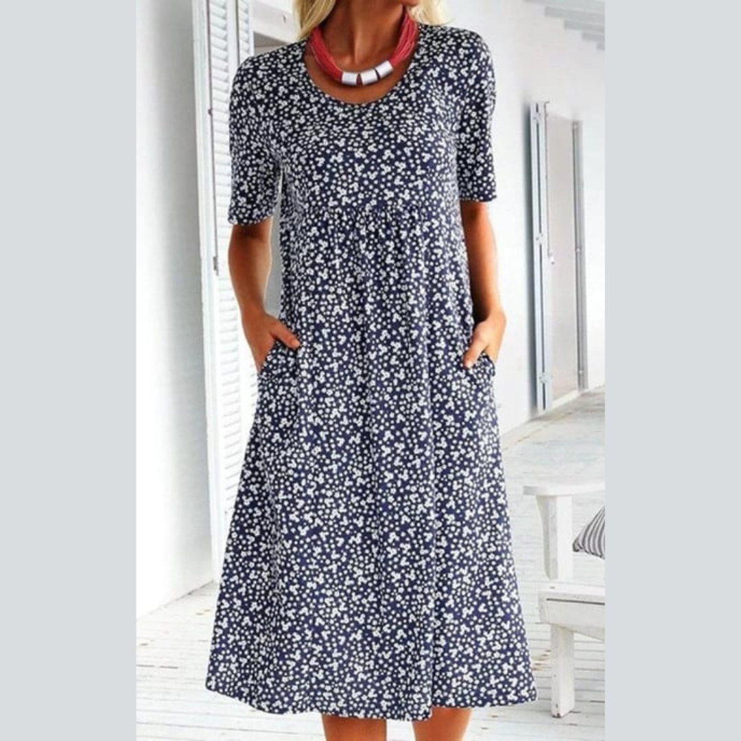 Zachariah | Elegantes Midikleid mit Blumenmuster