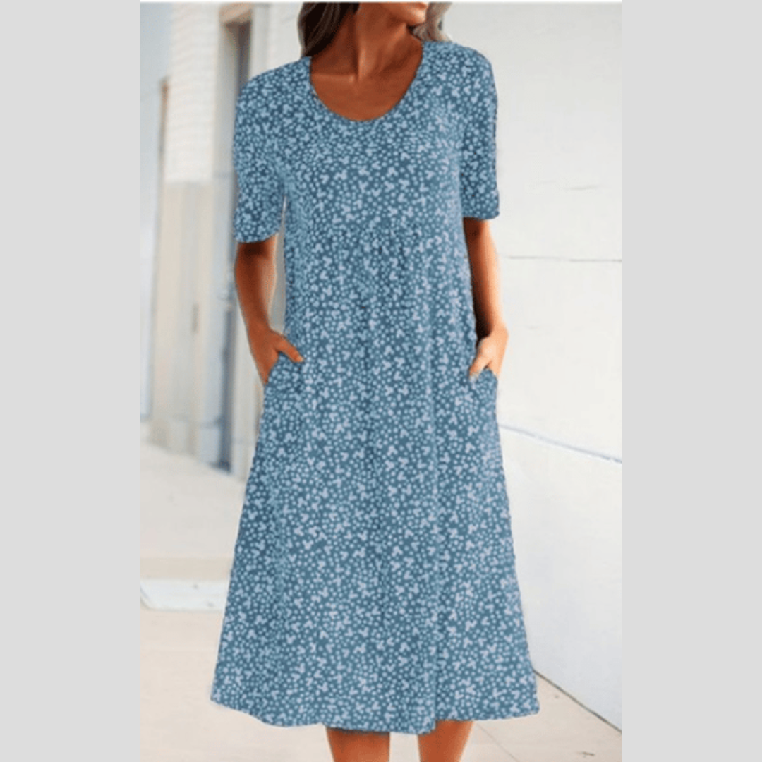 Zachariah | Elegantes Midikleid mit Blumenmuster