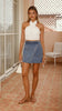 Terrance | Jamaya Mini-Rock - Blaue Jeans