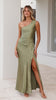 Lora | Victoria Maxikleid - Olive