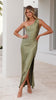 Lora | Victoria Maxikleid - Olive