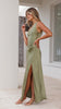 Lora | Victoria Maxikleid - Olive
