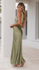 Lora | Victoria Maxikleid - Olive