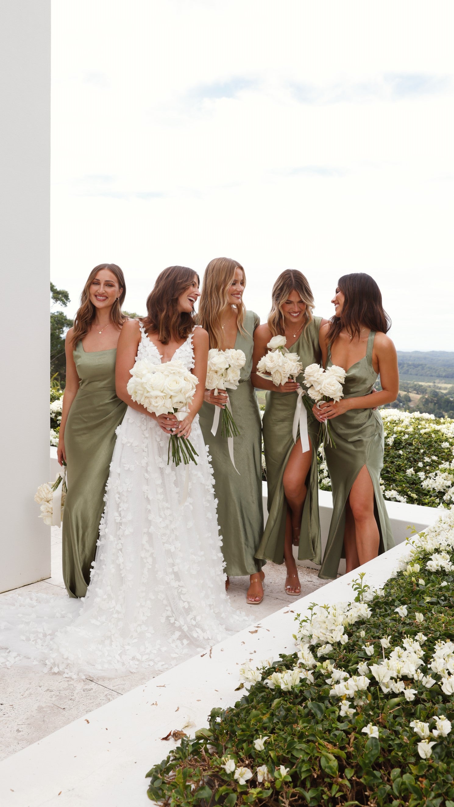 Lora | Victoria Maxikleid - Olive