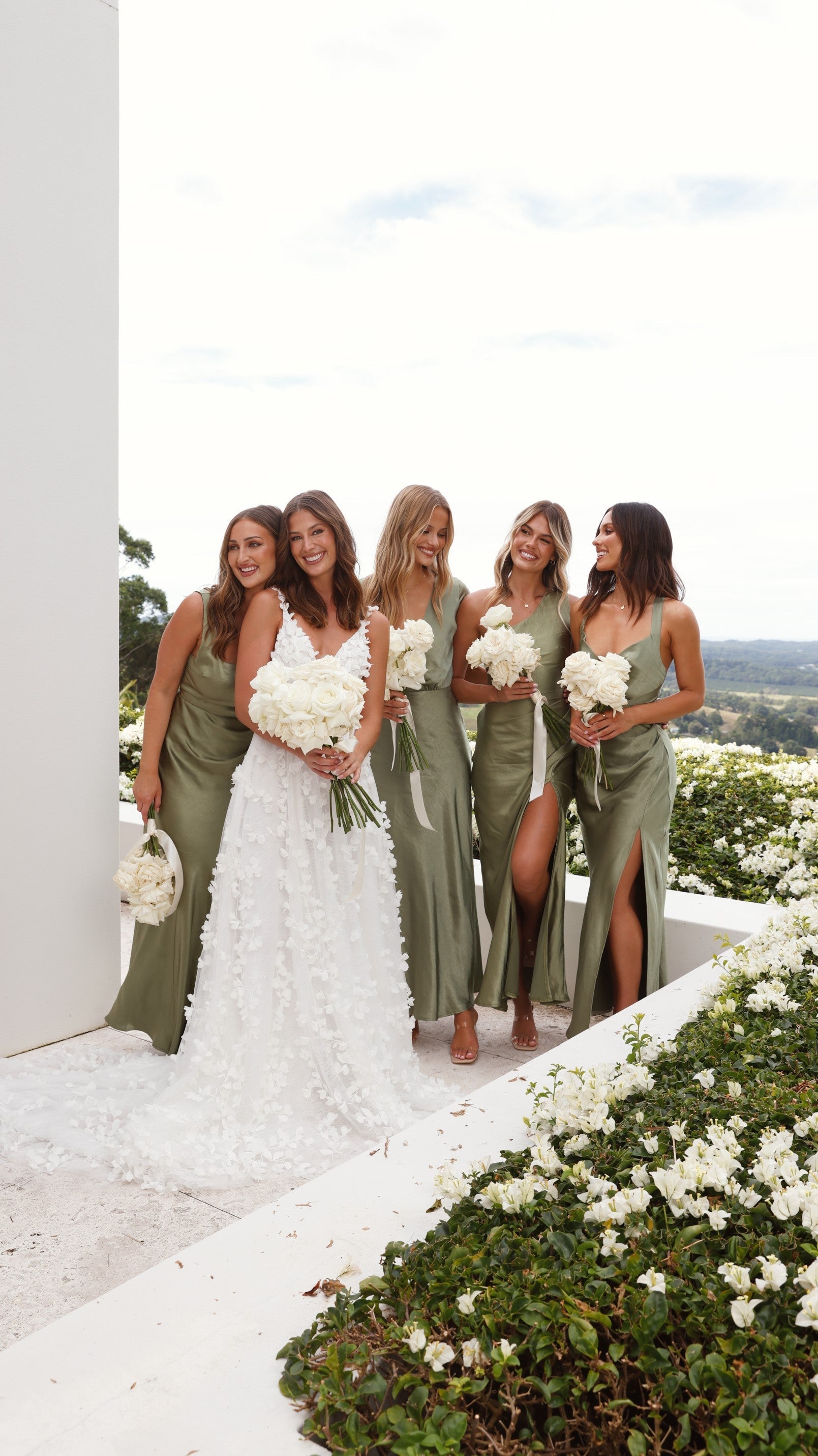 Lora | Victoria Maxikleid - Olive