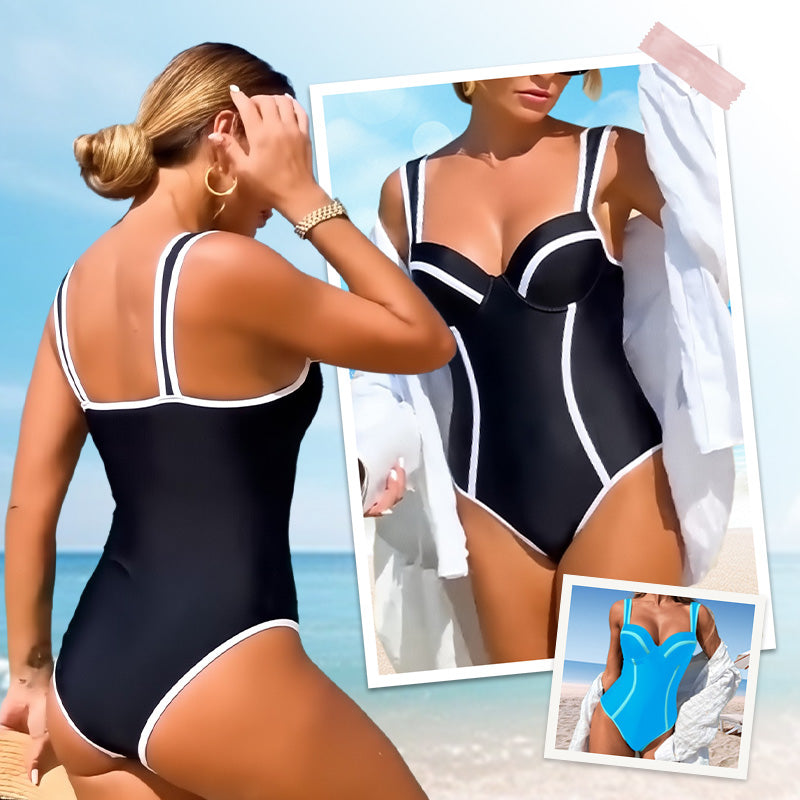 Elisabeth | Essentials für den Strand Schlankmachender & sexy Einteiler-Badeanzug