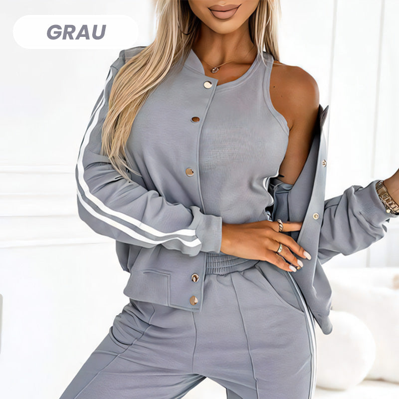 Emma | Dreiteiliges Baseball-Set für Damen