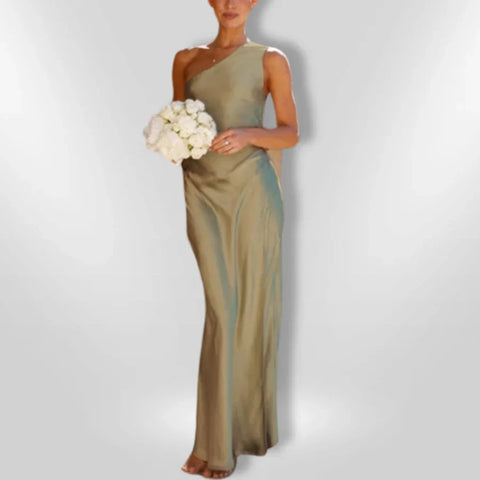 Itzel | Asymmetrisches Kleid mit Schlitz